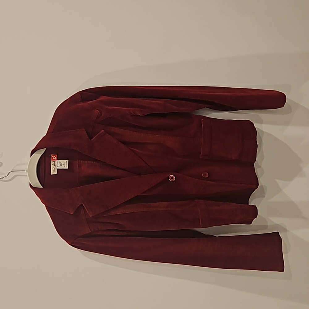 Kali Girl Burnt red/orange corduroy blazer